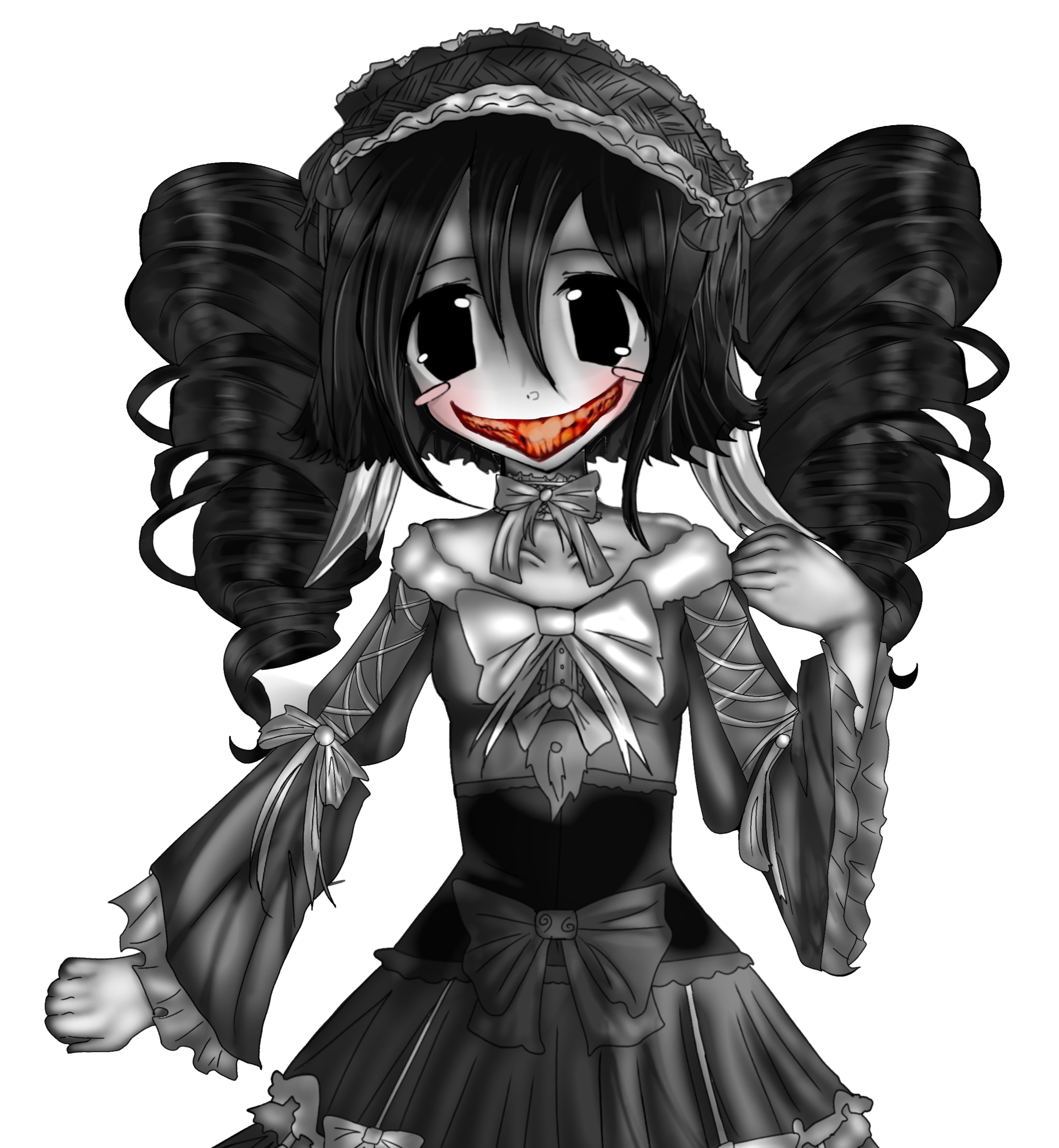 creepy magical girl